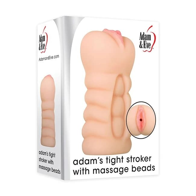 Adam & Eve Adam's Tight Stroker W/ Massage Beads, image 1