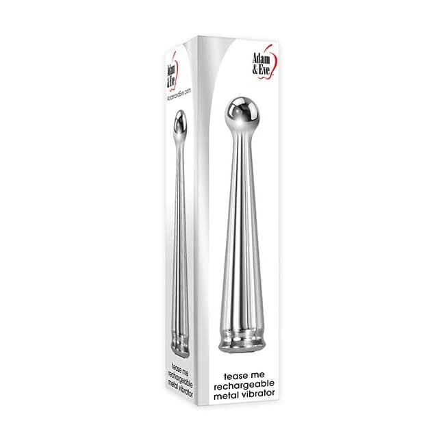 (wd) Adam & Eve Tease Me Metal Vibrator - Image 1