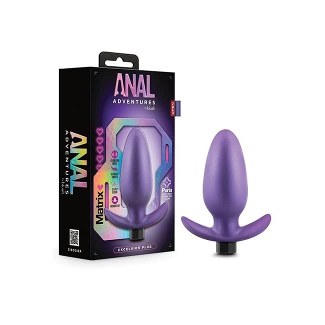 (wd) Anal Adventures Matrix Excelsior Plug Astro Violet - Image 1 (wd) Anal Adventures Matrix Excelsior Plug Astro Violet - Image 1