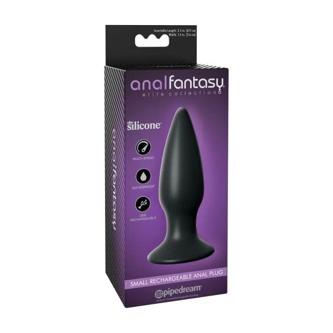 Anal Fantasy Elite Small Rechargeable Anal Plug, image 1
