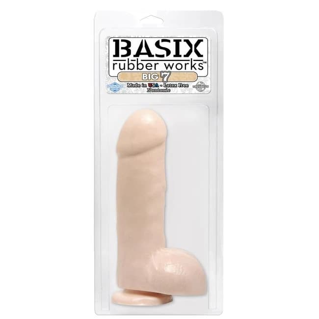 Basix Rubber Works Big 7 Suction Cup Flesh, image 1