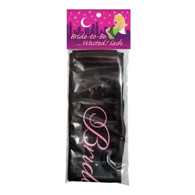 (wd) Bride to Be Wasted Sash - Image 1