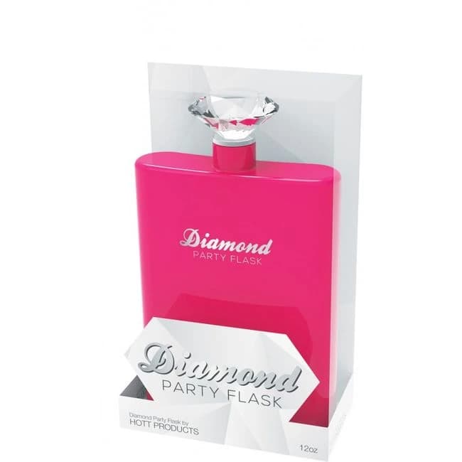 (wd) Diamond Party Flask - Image 1