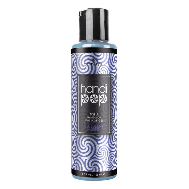 (wd) Handipop Edible Handjob Massage Gel Blueberry Muffin 4.2 Oz - Image 1 (wd) Handipop Edible Handjob Massage Gel Blueberry Muffin 4.2 Oz - Image 1