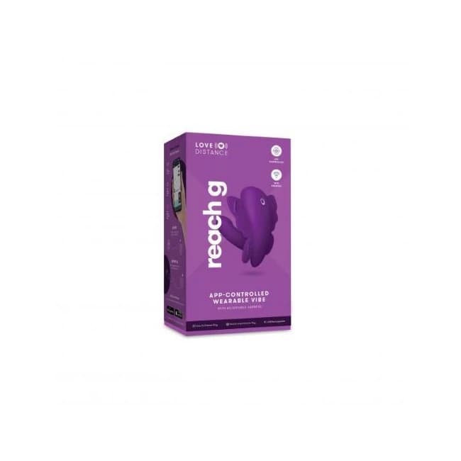 Love Distance Reach G App Controlled Wearable Vibe Purple, image 1