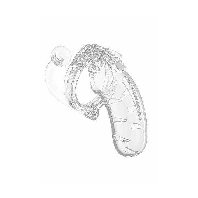 Mancage Chastity 4.5in Ca Plug Model 11 Transparent, image 1