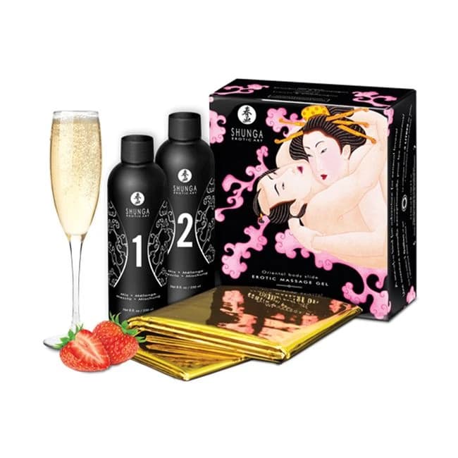 (wd) Oriental Body-to-body Mas Gel Champagne & Strawberry - Image 1 (wd) Oriental Body-to-body Mas Gel Champagne & Strawberry - Image 1