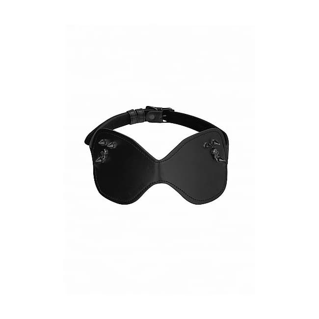 (wd) Ouch! Skulls & Bones Eye Large W/ Skulls & Spikes Black - Image 1