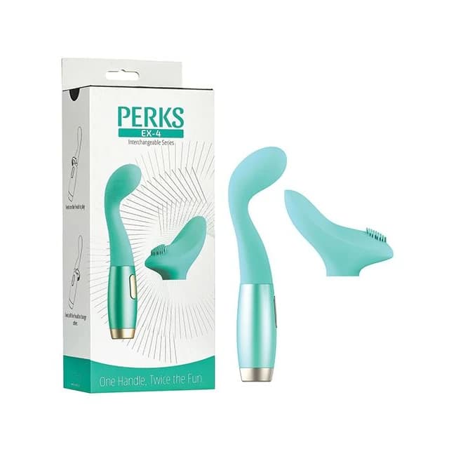 Perks Ex-4 Clitoral Stimu & G Spot Vibrator, image 1