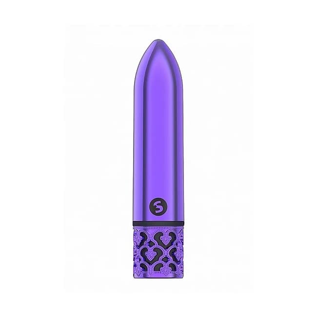 Royal Gems Glamour Purple Bullet Rechargeable, image 1