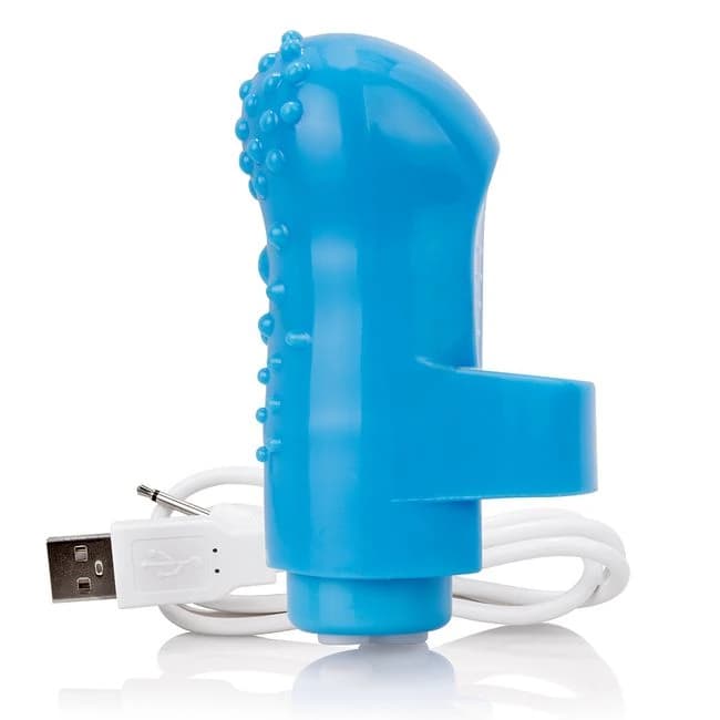 (wd) Screaming O Charged Fing Vooom Mini Vibe Blue - Image 1 (wd) Screaming O Charged Fing Vooom Mini Vibe Blue - Image 1