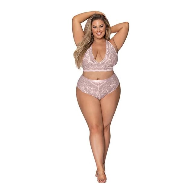 Seabreeze Strappy Back Ca Short Set Blush 2xl, image 1