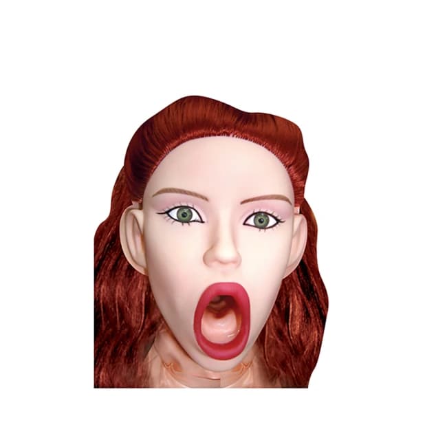 Sexy & Pyscho Inflatable Doll W/ Cyberskin Pussy, image 1