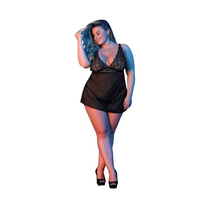 Sexy Time Baby Doll W/ Fl Away Back & G-Set, image 1