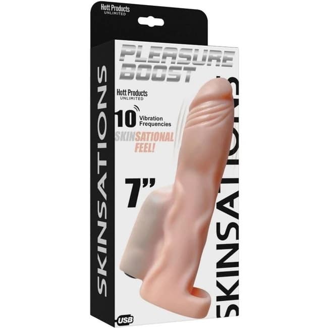 Skinsations Pleasure Boos Extreme Vibe Cock Sleeve, image 1