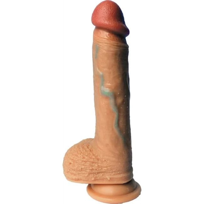 Skintastic Squealer Ultra Rechargeable Dildo 8 in, image 1