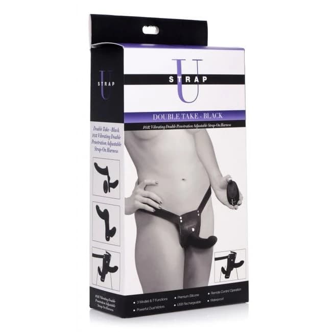 Strap U Double Take Doubl Penetration Strap on, image 1