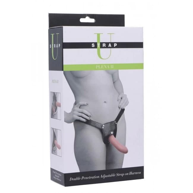 (wd) Strap U Plena Ii Double Penetration Adjustable Strap on Harness - Image 1