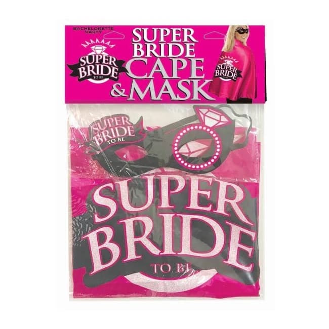 (wd) Super Bride Cape and Mask - Image 1