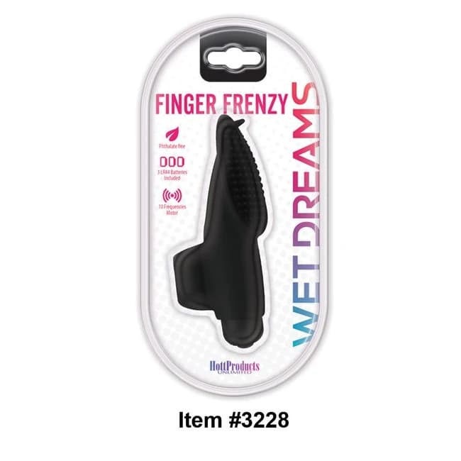 Wet Dreams Finger Frenzy Finger Play Vibe Black, image 1
