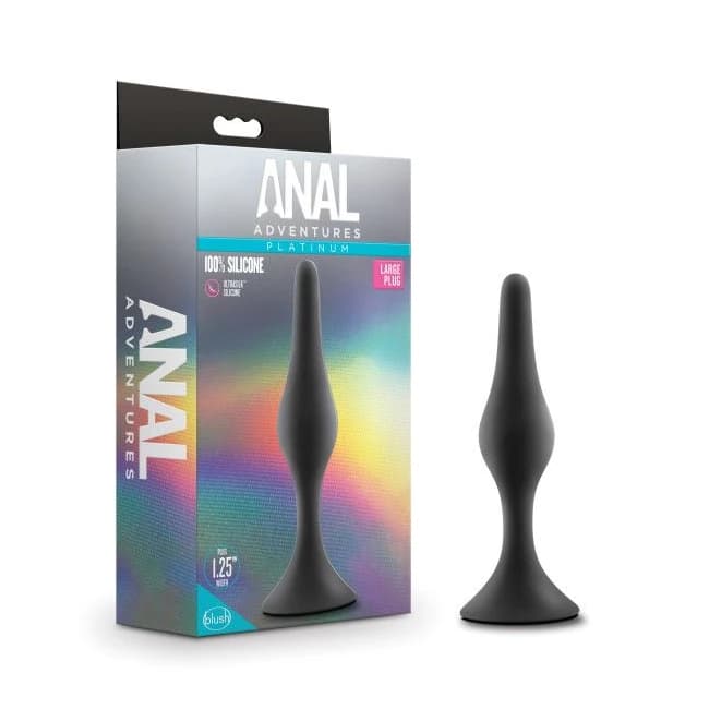 Anal Adventures Beginner a Plug Large Black, image 1