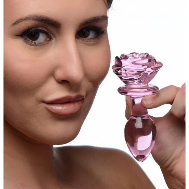 (wd)booty Sparks Pink Rose Gla Medium Anal Plug - Image 5