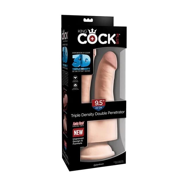 (wd)king Cock Plus Triple Dens Double Penetrator Light - Image 1 (wd)king Cock Plus Triple Dens Double Penetrator Light - Image 1