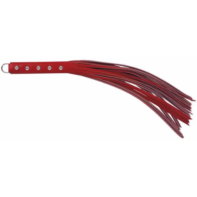 (wd)leather Red 20in Strap Whi - Image 1