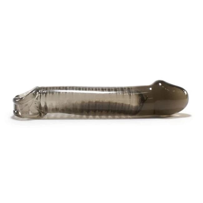 Muscle Smooth Cocksheath w/ Length Inset Oxballs Smoke, image 1