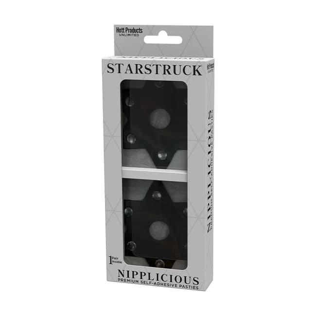 (wd)nipplicious Starstruck Sta Shaped Leather Pasties - Image 1 (wd)nipplicious Starstruck Sta Shaped Leather Pasties - Image 1