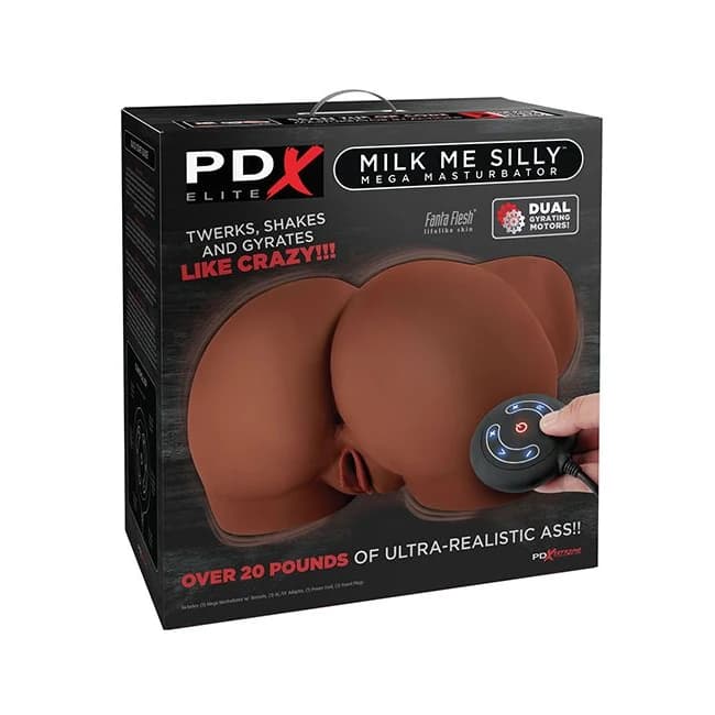 (wd)pdx Elite Milk Me Silly Me Masturbator Brown - Image 1 (wd)pdx Elite Milk Me Silly Me Masturbator Brown - Image 1