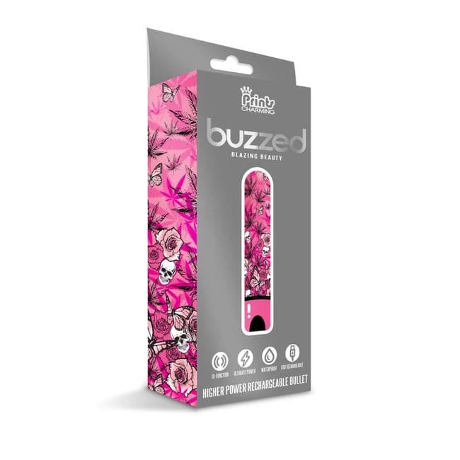 (wd)prints Charming Buzzed Hig Power Rechargeable Bullet Blazing Beauty - Image 1 (wd)prints Charming Buzzed Hig Power Rechargeable Bullet Blazing Beauty - Image 1