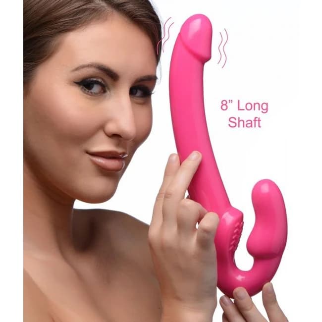 Strap U 7x Revolver Slim Strapless Strap-on Pink, image 1