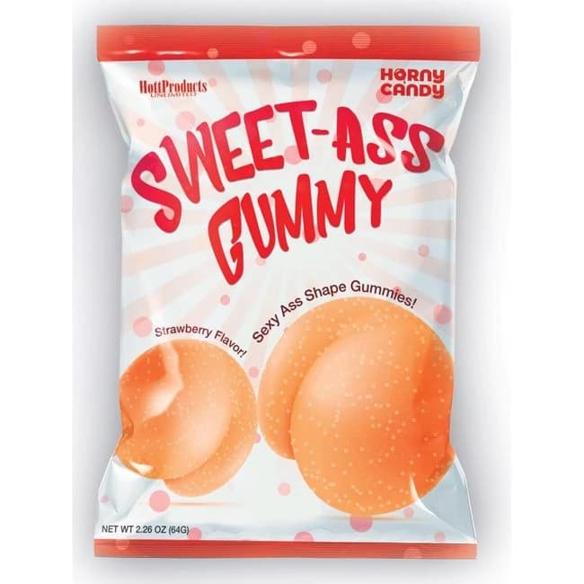 (wd)sweet Ass Gummy Butt Shape Gummies 12pc Display - Image 1 (wd)sweet Ass Gummy Butt Shape Gummies 12pc Display - Image 1