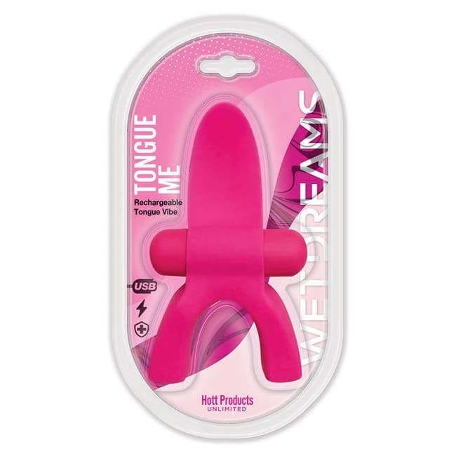 Tongue Me Extreme Pleasure Tongue Vibe Pink, image 1