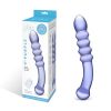 Purple Rain Ribbed Glass Dildo Box
