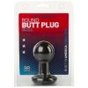 Round Butt Plug Black - Image 2