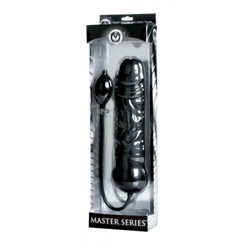 Master Series Leviathan Giant Inflatable Dildo Black - Image 2