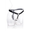 Male-Cock-Ring-Harness-With-Silicone-Butt-Plug-plastic-Model