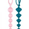 Satisfyer Anal Beads Set of 2 colored