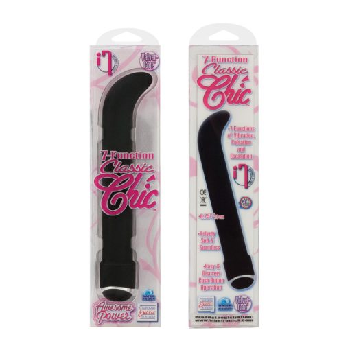 7 FUNCTION CLASSIC CHIC G-SPOT BLACK back