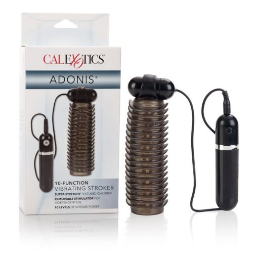 ADONIS VIBRATING STROKER SMOKE back