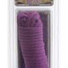 BONDAGE ROPE PURPLE COTTON back