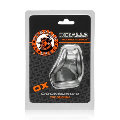 COCKSLING 2 COCK & BALL SLING OXBALLS STEEL (NET) details