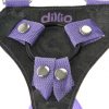 DILLIO 7 STRAP ON SUSPENDER HARNESS SET PURPLE " male Q