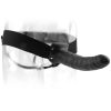 FETISH FANTASY 8IN HOLLOW STRAP ON BLACK details