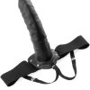 FETISH FANTASY 8IN HOLLOW STRAP ON BLACK male Q
