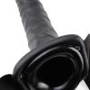 FETISH FANTASY 8IN HOLLOW STRAP ON BLACK 2
