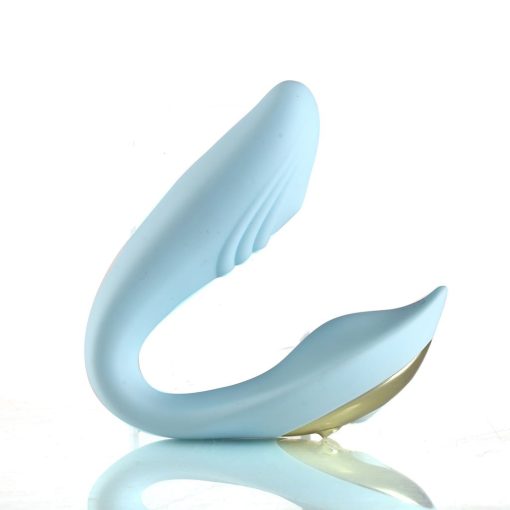 HARMONIE DUAL VIBRATOR TEAL SILICONE RECHARGEABLE 2