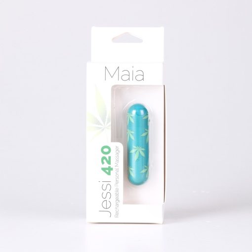 JESSI 420 10 FUNCTION MINI RECHARGEABLE BULLET EMERALD details